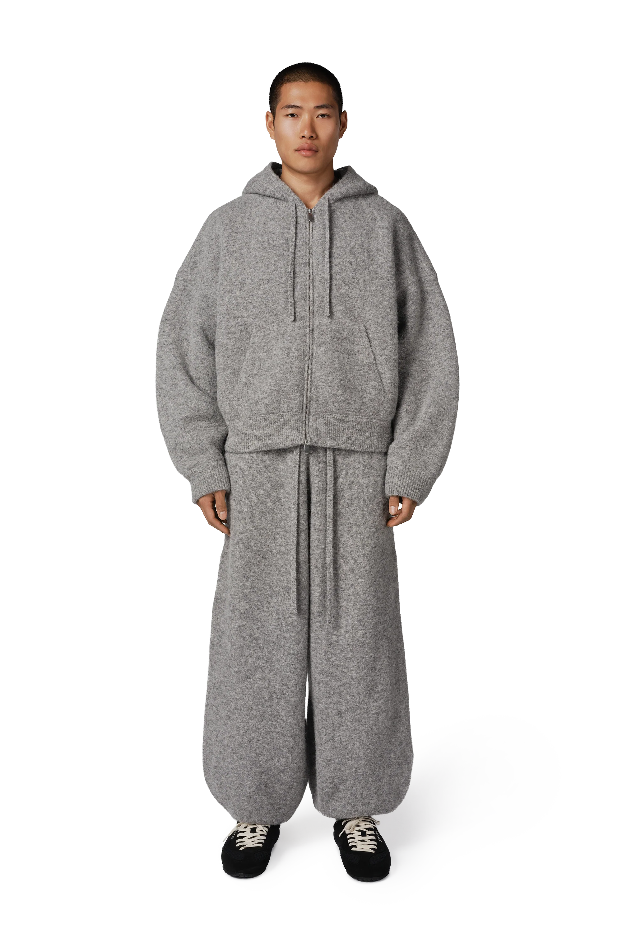 Alpaca Knit Cuff Pant in Alpaca Cloud - Image 6