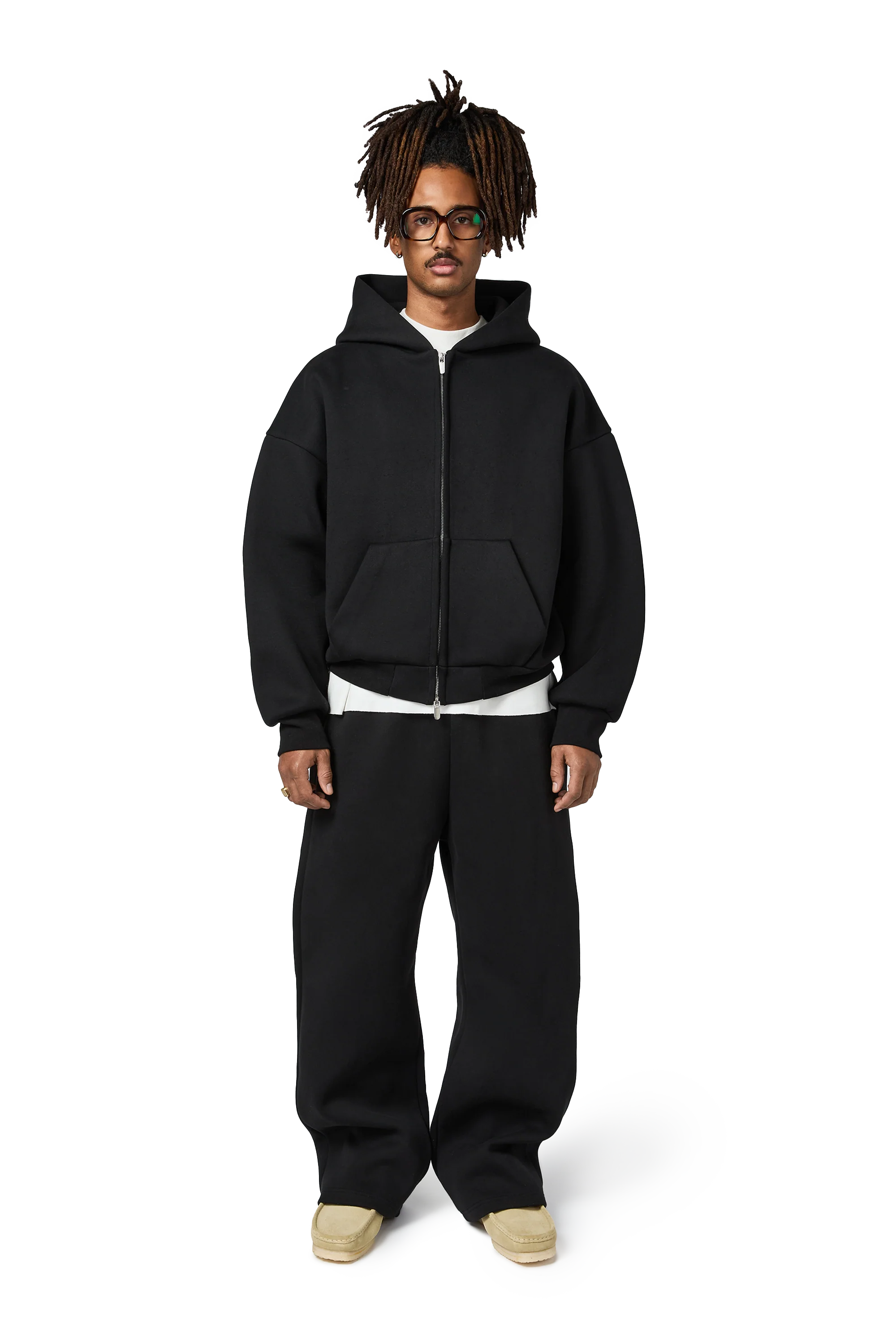 V2 Zipped Hoodie in Night - Image 5