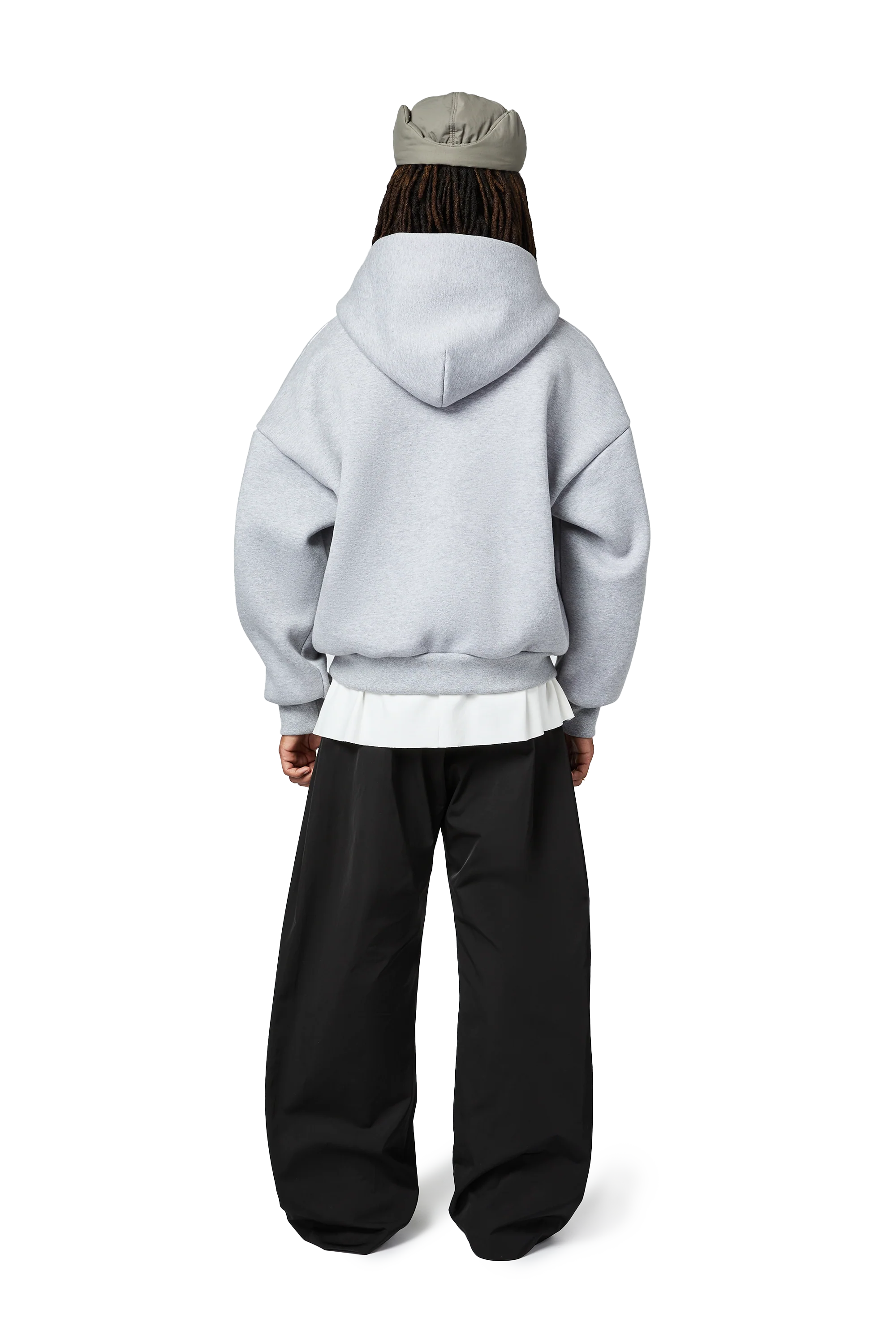 V2 Zipped Hoodie in Cloud - Image 5